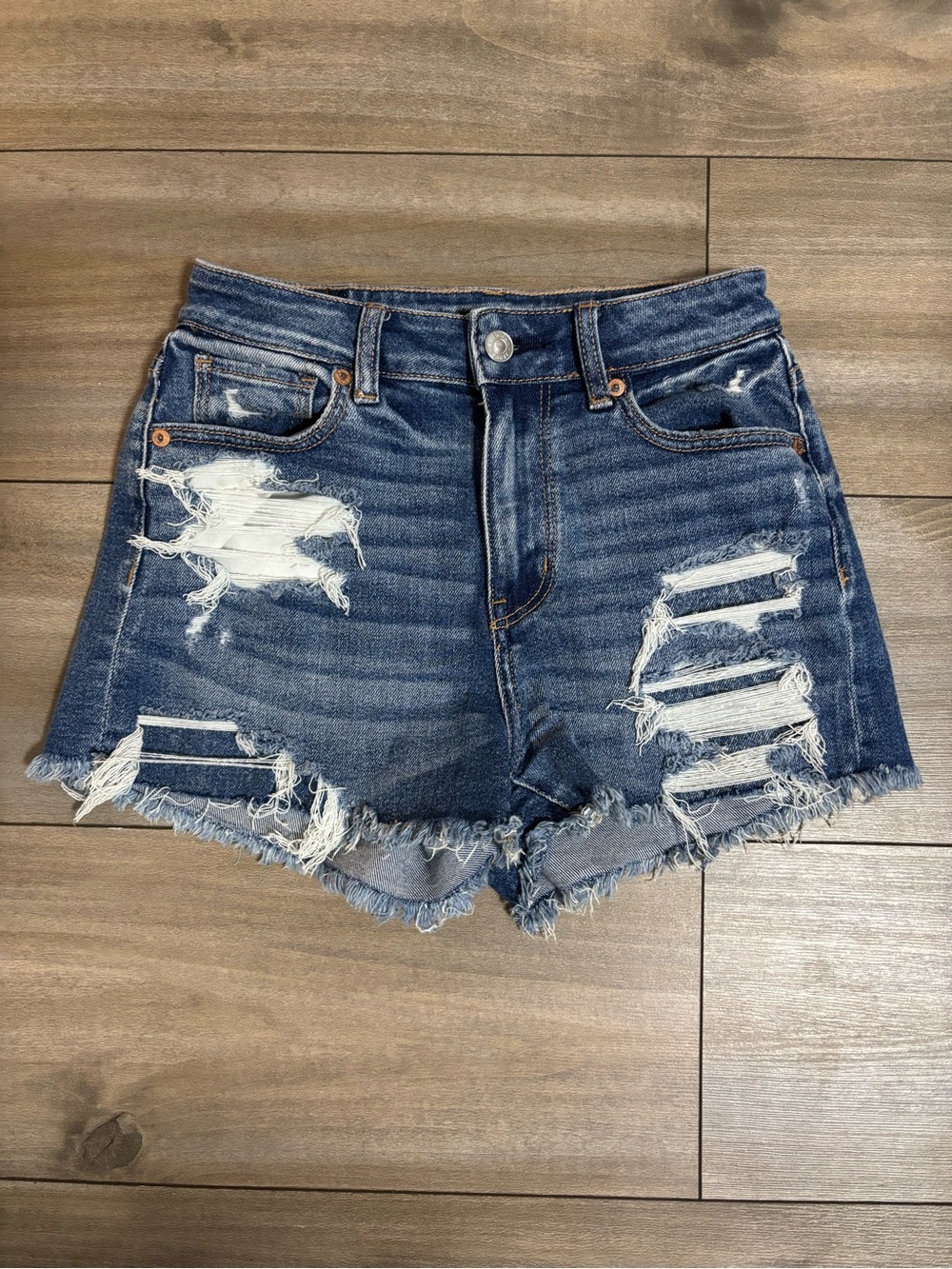 American Eagle Distressed Denim Shorts